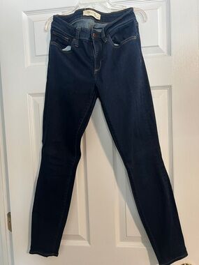 Gap 1969 Dark Blue Women's Curvy True Skinny Jeans, 4/27R